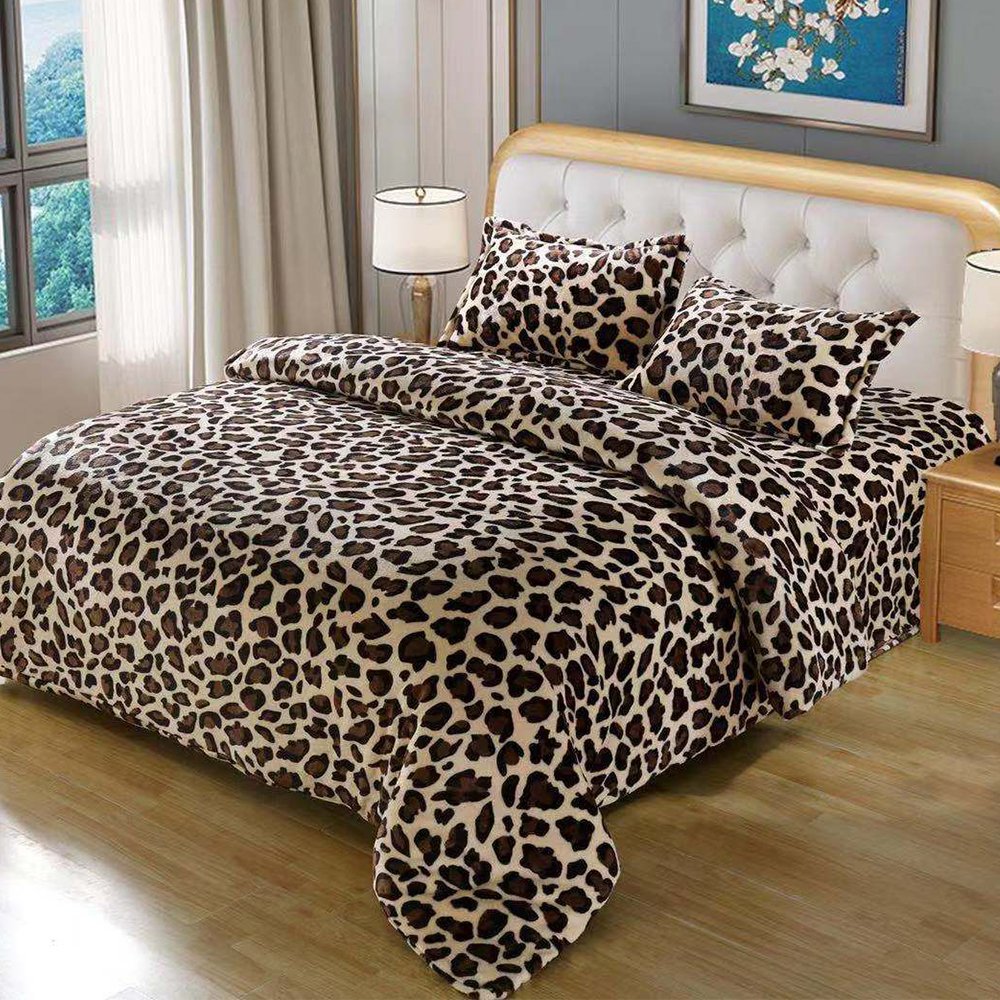 Lenjerie 4 Piese Cocolino - Leopard Print CCO0041