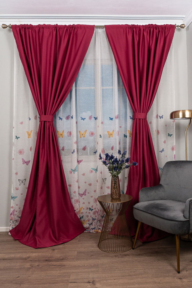 Draperie Blackout Fuchsia – BOTD025_PLC Blackout imagine noua