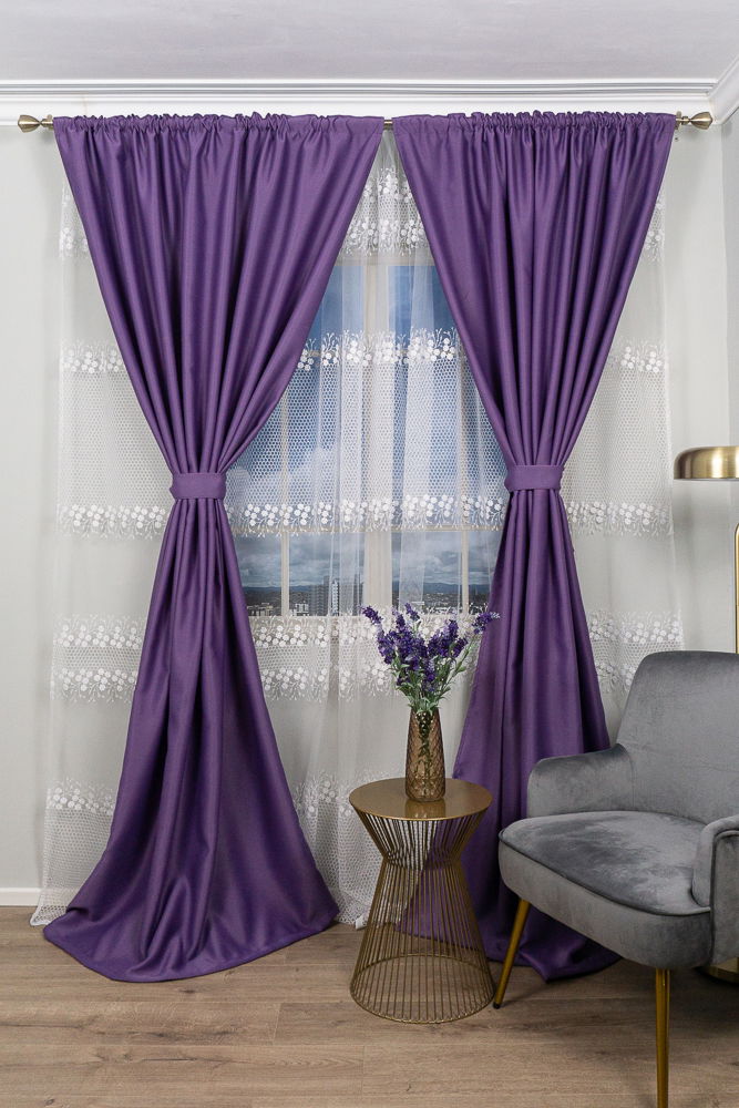 Draperie Blackout Mov Lila 110x150cm cu Rejansa - BOTD041_110x150_ATL