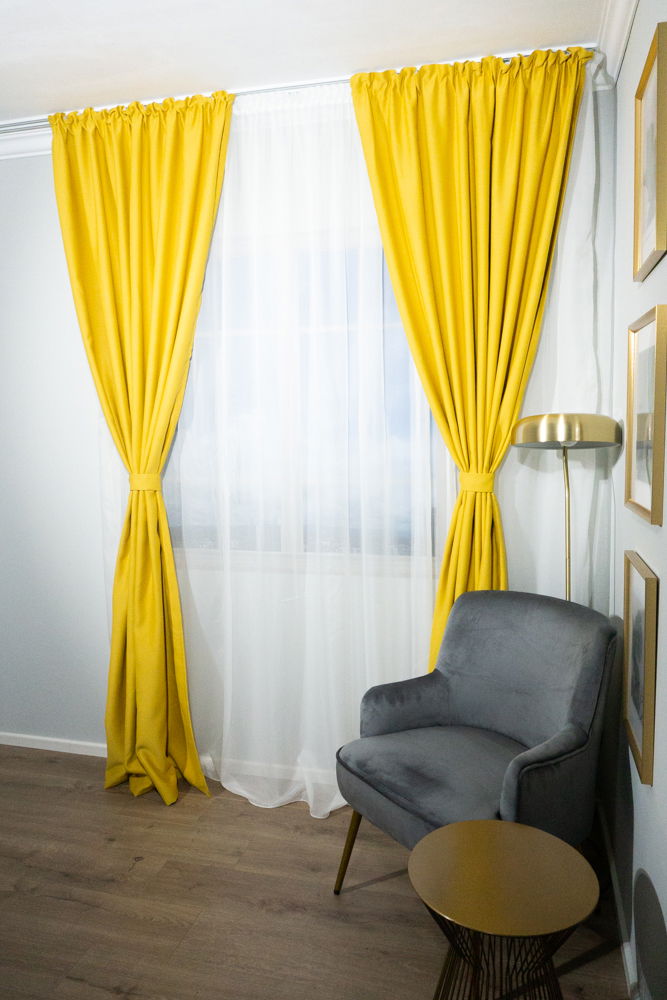 Set 2 Draperii Blackout 140x245cm cu Rejansa- Galben Royal – BOTD005_140x245_ATL Set 2 Draperii Blackout 140x245cm cu Rejansa- Galben Royal – BOTD005_140x245_ATL