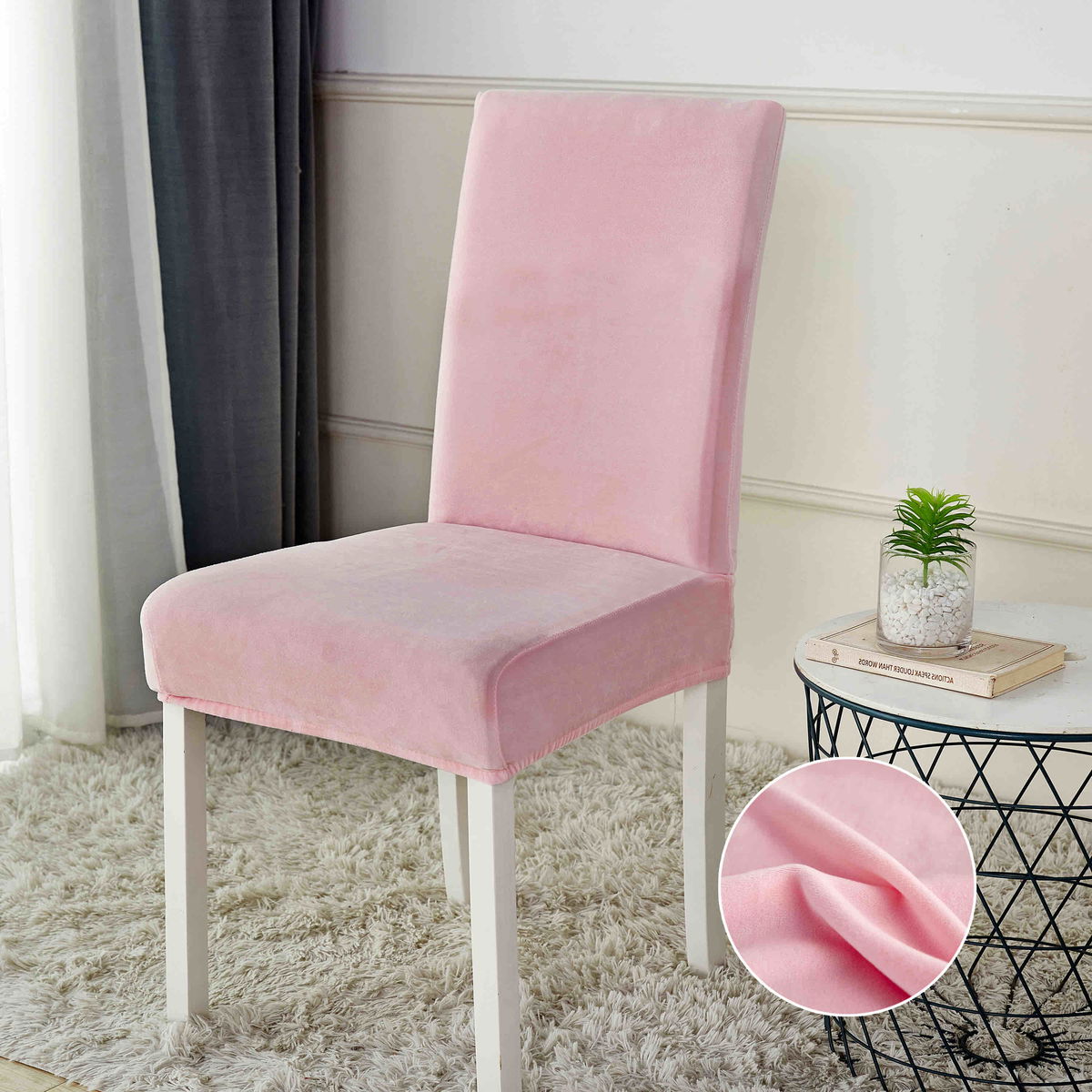 Set 5+1 GRATIS Huse de Scaun Universale din Catifea – Roz – HS0067 Set 5+1 GRATIS Huse de Scaun Universale din Catifea – Roz – HS0067