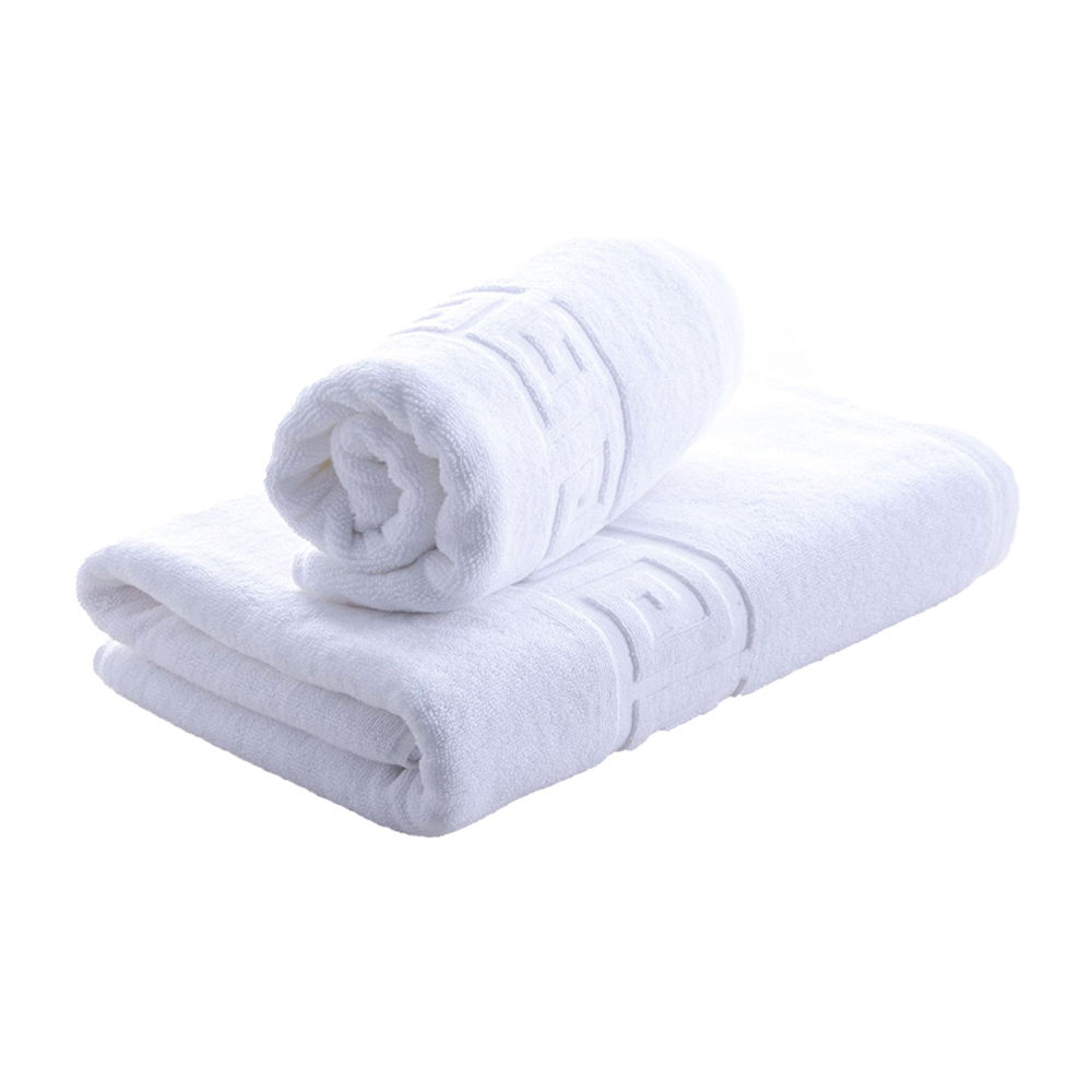 Set Prosoape Albe Bumbac 1+1 GRATIS 70x140cm PA0002